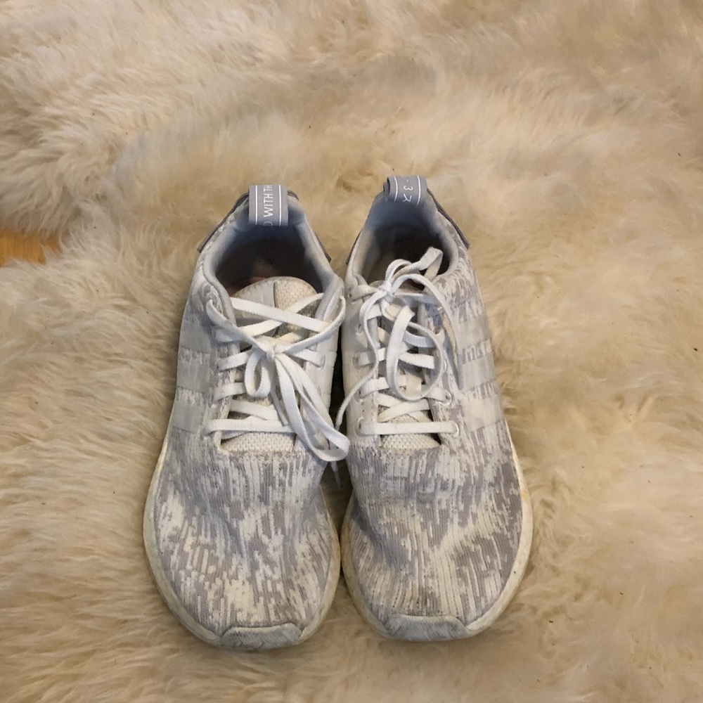 Adidas NMD r2 Shoes Sneakers Gray - Picture 5 of 5